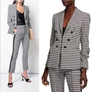 Veronica Beard Caldwell Gingham Dickey Jacket Blazer in Size 2